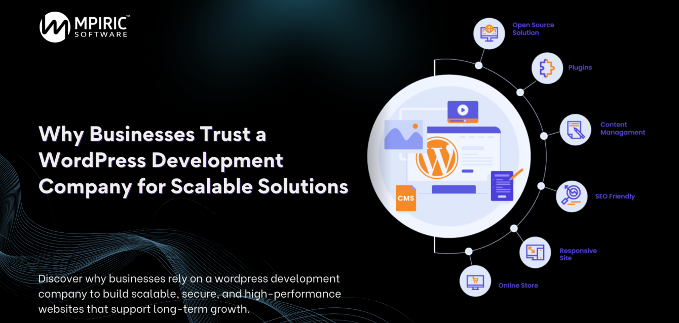 wordpress development company delivering scalable website solutions